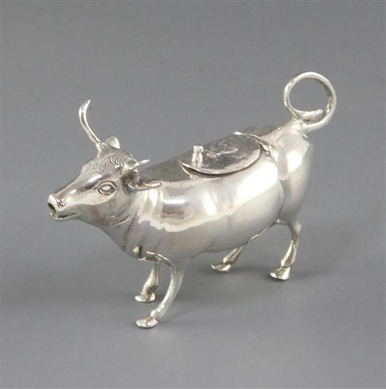 A 1960s German sterling silver cow creamer, 3 oz.